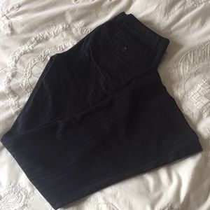 Sz 6 Theory black striped dress pants